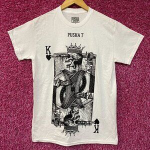 Pusha T Dead King of Hearts Hip-Hop T-Shirt Small